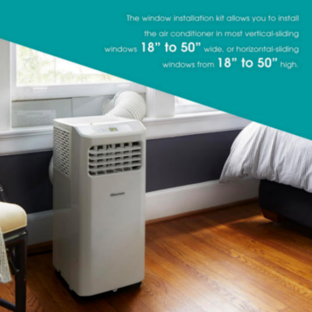 (Original $219)-Hisense Portable Air Conditioner 6,000-(Renewed)63137235565697122