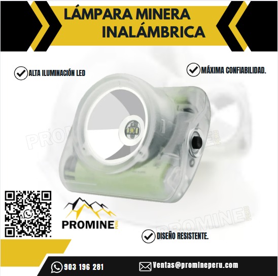 Servicio de Lámparas Mineras Inalámbricas con Alta Iluminación