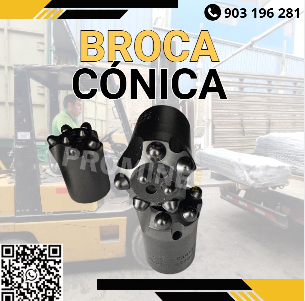 Servicio de venta de brocas de perforación minera