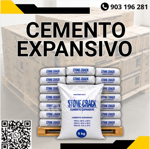 Servicio de demolición con cemento expansivo profesional