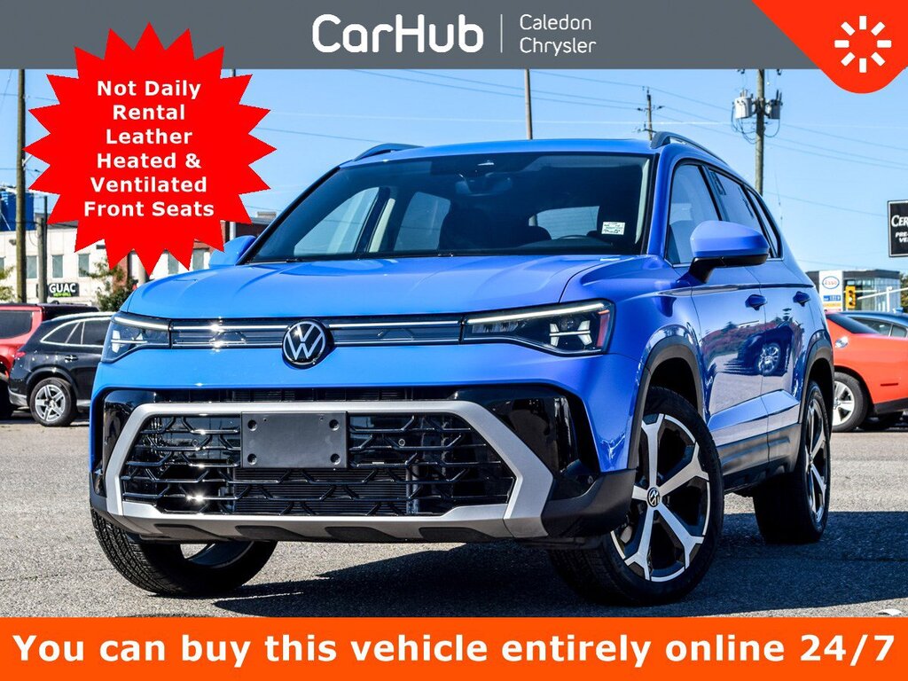 2025 Volkswagen Taos Highline 4Motion Pano Sunroof Blind Spot Navigatio