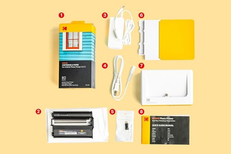 KODAK Dock Plus 4PASS Instant Photo Printer 4x6 inches63004495586435120