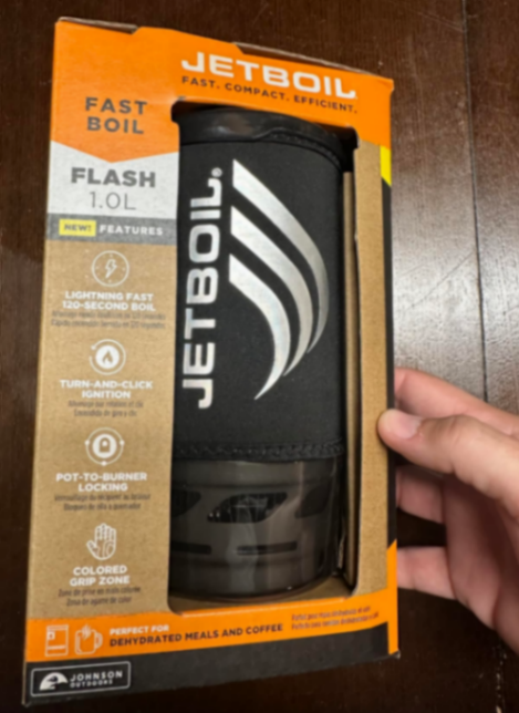 Jetboil Flash 1.0L Portable Fast Boil Stove, Used - Excellent Condition63115180752641123