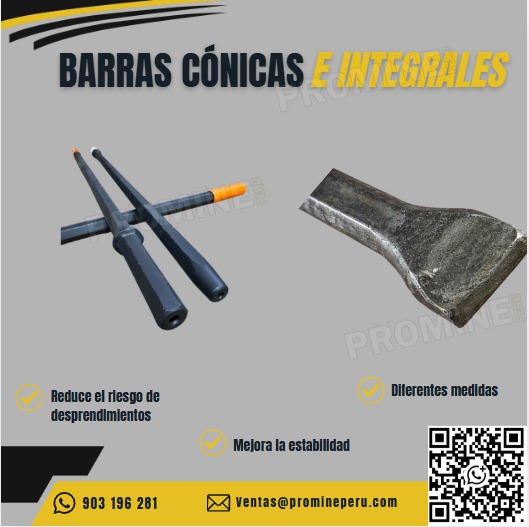 We Provide Integral Tapered Bars for Mining