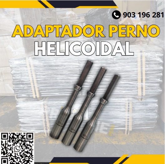Venta de adaptadores para perno helicoidal